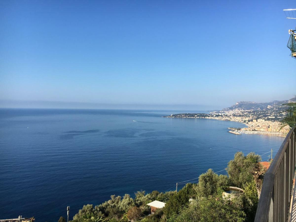 House In Grimaldi. Spectacular View Over The French Riviera! Grimaldi  Bagian luar foto